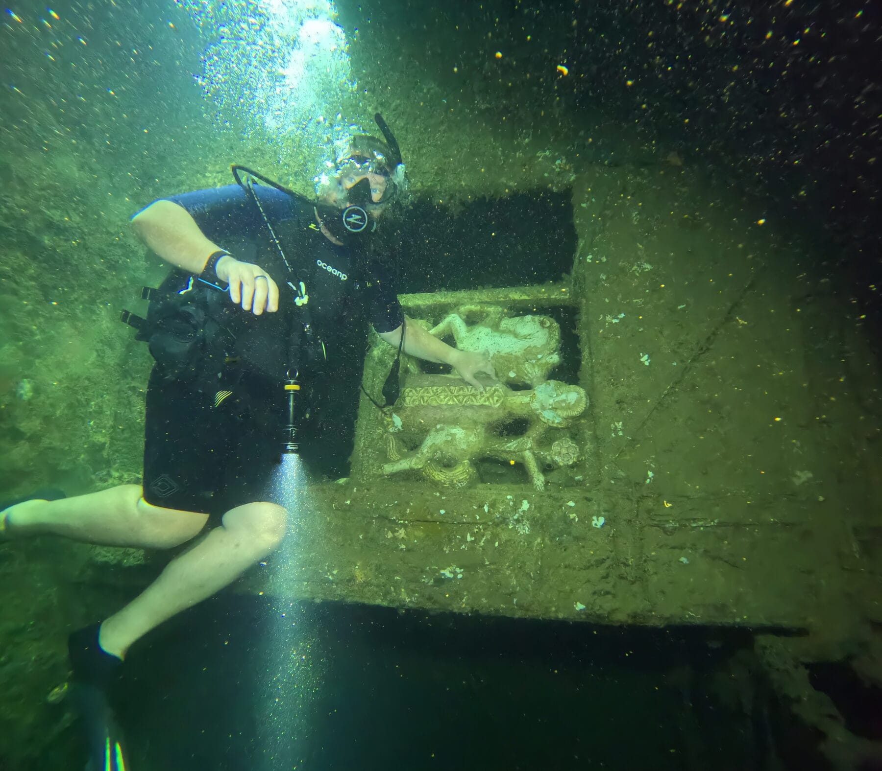 Diving — wrecks, reefs, the quiet layer.